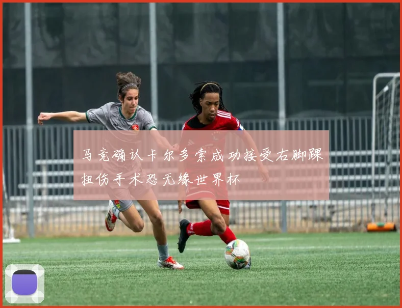 马竞确认卡尔多索成功接受右脚踝扭伤手术恐无缘世界杯