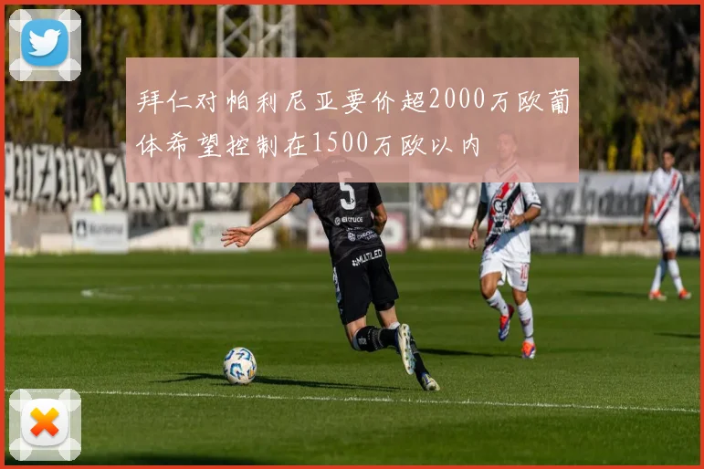 拜仁对帕利尼亚要价超2000万欧葡体希望控制在1500万欧以内